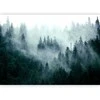 Artgeist Fototapetas - Mountain Forest (Dark Žalias)