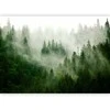 Artgeist Fototapetas - Mountain Forest (Žalias)