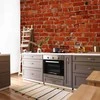 Artgeist Fototapetas - Old wall – retro-style red brick wall