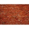 Artgeist Fototapetas - Old wall – retro-style red brick wall