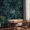 Artgeist Fototapetas - Oriental Pattern Carpet: Emerald Ornaments and Worn Patterns