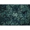Artgeist Fototapetas - Oriental Pattern Carpet: Emerald Ornaments and Worn Patterns