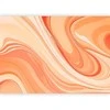 Artgeist Fototapetas - Peach Abstraction - Abstraction with Smoothly Transitioning Colors in Oranžinis Tones
