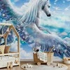 Artgeist Fototapetas - Pegasus (Mėlyna)