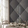Artgeist Fototapetas - Pilkas symmetry - geometric concrete pattern with baltas joints