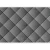 Artgeist Fototapetas - Pilkas symmetry - geometric pattern in concrete pattern with juodas joints