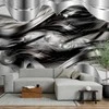 Artgeist Fototapetas - Platinum fog