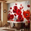 Artgeist Fototapetas - Poppies in the Moonlight
