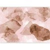 Artgeist Fototapetas - Rožinė terrazzo - minimalist background in marble watercolour pattern