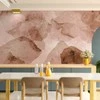 Artgeist Fototapetas - Rožinė terrazzo - minimalist background in marble watercolour pattern