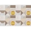 Artgeist Fototapetas - rusvai gelsvas and Gold Geometric Pattern
