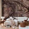 Artgeist Fototapetas - Signs of the times - an abstract background with the wrinkled bark of an old medžio