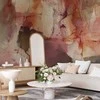 Artgeist Fototapetas - Spring composition – transparencies and forms in watercolor style