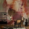 Artgeist Fototapetas - Spring composition – transparencies and forms in watercolor style