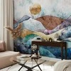 Artgeist Fototapetas - Stained Glass Landscape