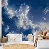 Artgeist Fototapetas - Starry Clouds and Delicate Light Over a Corner of the Sky