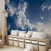 Artgeist Fototapetas - Starry Clouds and Delicate Light Over a Corner of the Sky