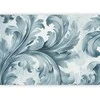 Artgeist Fototapetas - Stone Baroque Ornaments in Light Shades of Gray-Mėlyna