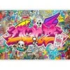 Artgeist Fototapetas - Street art - abstract urban colour graffiti mural with lettering