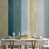 Artgeist Fototapetas - Striped pattern - abstract background in stripes in mėlynas tones with auksinis pattern