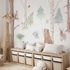 Artgeist Fototapetas - Subtle Illustration With Forest Animals