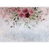 Artgeist Fototapetas - Summer bloom - plant motif with flowers and leaves in pink tones