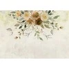 Artgeist Fototapetas - Summer bloom - retro floral motif with flowers and leaves with patterns