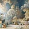 Artgeist Fototapetas - Sun and Shadows: A Theatrical Ekranas of Nature High Above the Earth