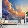 Artgeist Fototapetas - Sunset Over a Cloudy Sea: A Wonderful Symphony of Colors