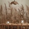 Artgeist Fototapetas - Tall Grasses - Brown