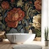 Artgeist Fototapetas - Tapestry Large Flowers Retro Floral Motif in Kilim Style
