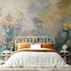 Artgeist Fototapetas - Tapestry Pattern with a Meadow and Flowers Kilim with a Spring Motif