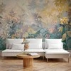 Artgeist Fototapetas - Tapestry Pattern with a Meadow and Flowers Kilim with a Spring Motif