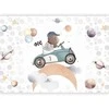 Artgeist Fototapetas - Teddy Bear in a Racing Car