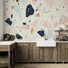 Artgeist Fototapetas - Terrazzo with Large Scaled Stones in Subdued Colors