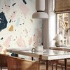 Artgeist Fototapetas - Terrazzo with Large Scaled Stones in Subdued Colors