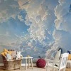 Artgeist Fototapetas - The Sun Revealing the Secrets of the Clouds: Spectacular Images in the Sky