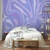 Artgeist Fototapetas - Violetinė Composition - Abstract Background in Violet-Violetinė-Lavender Hues