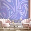 Artgeist Fototapetas - Violetinė Composition - Abstract Background in Violet-Violetinė-Lavender Hues