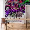 Artgeist Fototapetas - Violetinė Graffiti