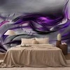 Artgeist Fototapetas - Violetinė Swirls