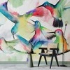 Artgeist Fototapetas - Watercolor Birds