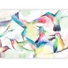 Artgeist Fototapetas - Watercolor Birds