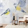 Artgeist Fototapetas - Watercolor Tit - First Variant