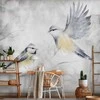 Artgeist Fototapetas - Watercolor Tit - Second Variant