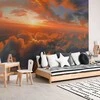 Artgeist Fototapetas - When Dawn Tickles the Clouds: A Spectacle of Colors on the Morning Sky