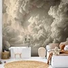 Artgeist Fototapetas - Whisper of Illuminated Clouds: Soft Play of Light in the Theater of the Heavens