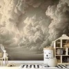Artgeist Fototapetas - Whisper of Illuminated Clouds: Soft Play of Light in the Theater of the Heavens