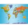 Artgeist Fototapetas - World Map: Colourful Geography