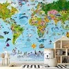 Artgeist Fototapetas - World Map for Kids